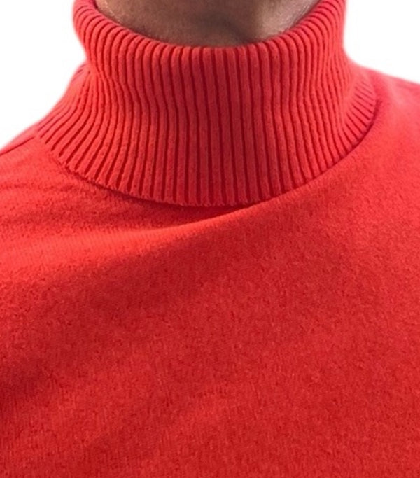 Edoardo  Dolcevita 100% Cashmere Arancio